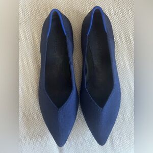 Rothy’s Point Blue Flats